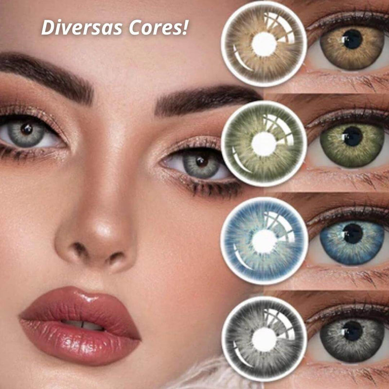 Lentes de Contato - Natural Colors™ + Estojo de Brinde